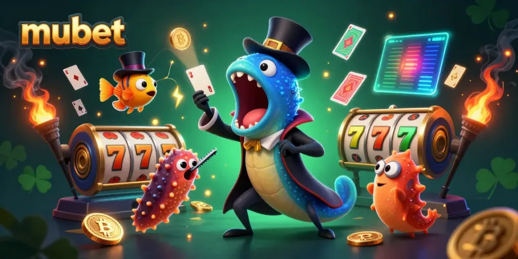 Experience exhilarating casino magic with mubet, featuring vibrant characters and glowing elements in a thrilling scene.